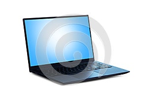 Laptop design template isolated on white background