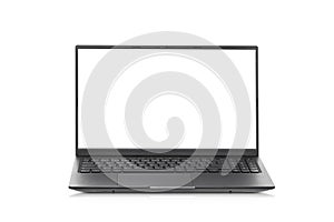 Laptop design template isolated on white background