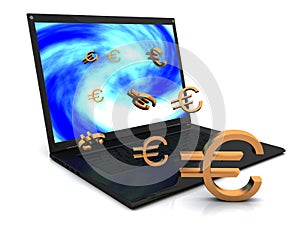 Laptop earnings on the Internet