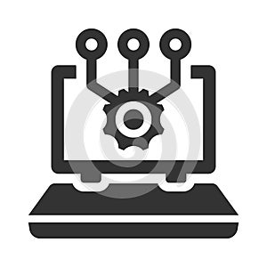 Laptop hypervisor Icon