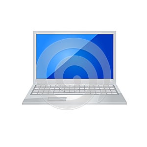 Laptop icon vector.