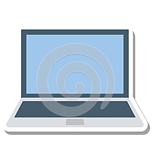Laptop Isolated Vector Icon Editable