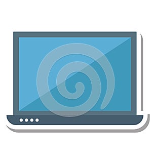 Laptop Isolated Vector Icon Editable