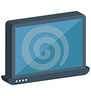 Laptop Isolated Vector Icon Editable photo