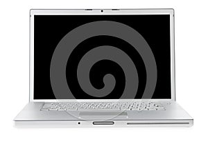 Laptop isolated on white.