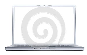 Laptop isolated on white.