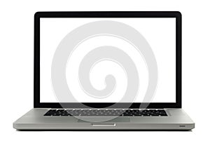 Laptop isolated on white