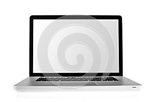 Laptop isolated on white background