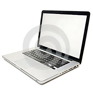 A Laptop Isolated on White Background