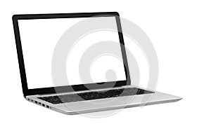 Laptop isolated on the white background with clipping path