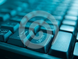 Laptop Keyboard Close-Up