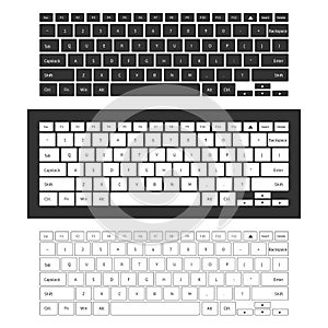 Laptop keyboard set