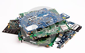 Laptop motherboards composition