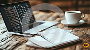 Laptop Notebook Coffee Programmer Workspace