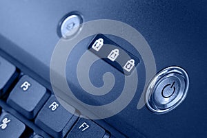 Laptop Power Switch and Indicator Lights