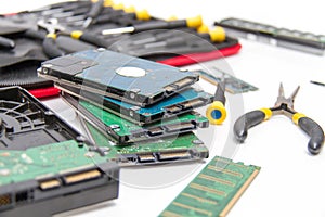 Laptop repair tools and technical support