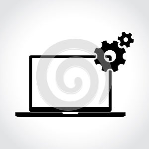 Laptop settings icon