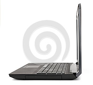 Laptop. Side view