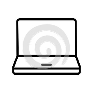 Laptop Vector icon which can easily modify or edit