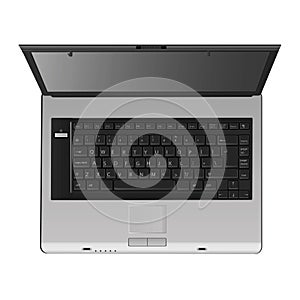 Laptop vector (top view)