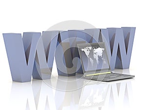 Laptop and WWW