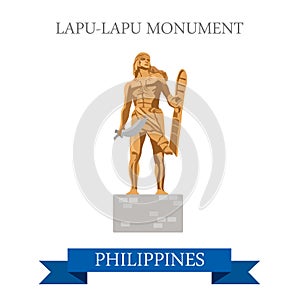 Lapu-Lapu Monument Mactan Island Philippines vector attraction photo