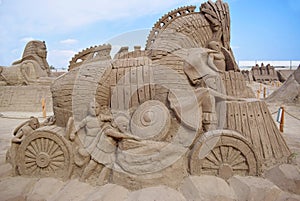 Lara Beach, Sandland Sand Sculpture Festival.