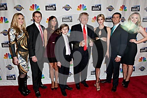 Lara Yunaska, Eric Trump, Melania Trump, Barron Trump, Donald Trump, Ivanka Trump, Donald Trump Jr., Tiffany Trump