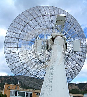 Large 26 m radio telescope at the Dominion Radio Astrophysical Observatory Kaleden BC