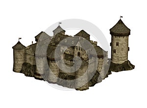 Large 3D Medieval Castle