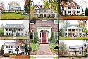 Large American Luxury Homes Collage