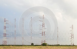 Large antennas array