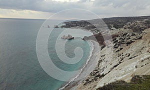 Large beach in Cyprus