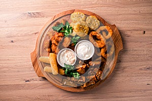 Large beer plate, set of beer snacks