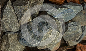 Large Blocks of Raw Blue Quartz Crystals