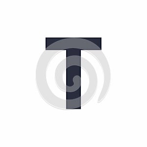 A large, bold, black letter \
