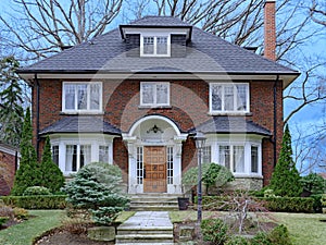 Large brick detached house