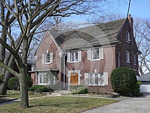 Large brick detached house