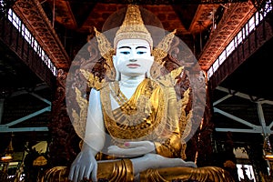 Large Buddha image in Myanmar