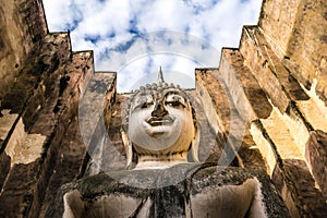 Large buddha sculpture in Thailand