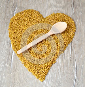 Large bulgur, large-sized bulgur, heart shaped cog corset, bulgur love, turkey bulgur, turkish bulgur.Natural and organic bulgur