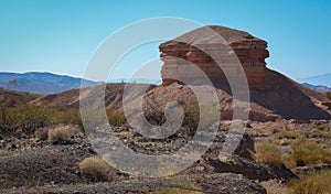 Large Butte Rock Formation in Lake Mead National Recreation Area, Nevada