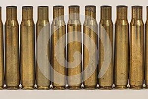 Large caliber bullets shells wall