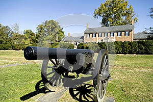 Large canon at the Chatham Manor