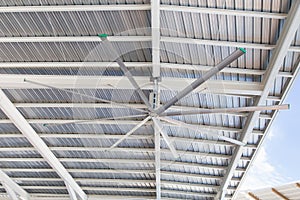 Large ceiling fans for open air industry.