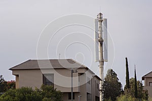 Large Cellular antenna in a residential neighborhood