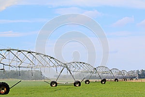 Irrigation system on the Cantebury plains New Zealand