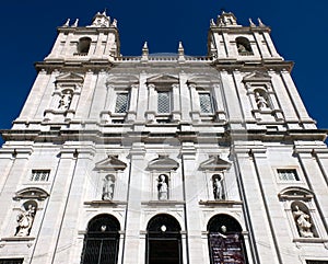 Large church of Saint Vicente de Fora Alfama Lisbon, Portugal