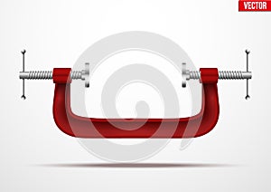 Large clamp compression tool.