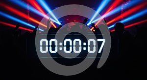 Countdown Timer at a Concert or Event